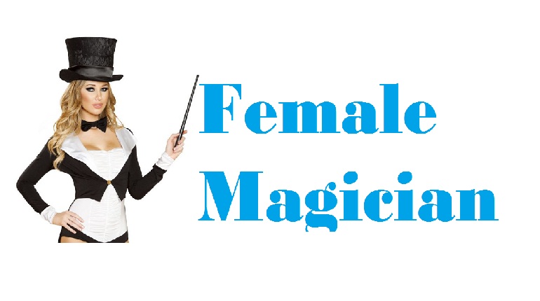 Female Magician. magic tricks tutorial. mentalism. 