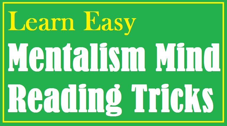 learn easy mentalism tricks